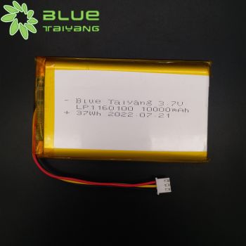 LP1160100 10000mah 3.7v 早教機(jī)學(xué)習(xí)機(jī)大容量聚合物鋰電池