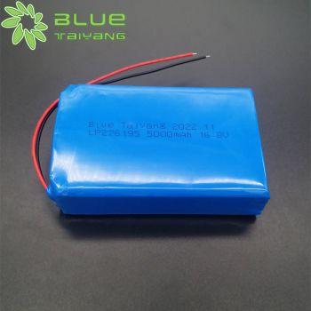 5000mah 16.8v 14.8v LP276195 超長續(xù)航鋰電池組 用于智能機器人 掃地機