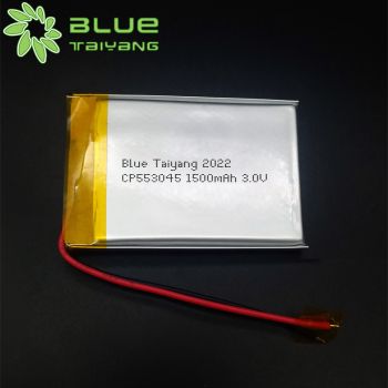 一次性鋰二氧化錳電池 CP553045 3.0V 1500mAh  用于便攜式通訊設(shè)備、醫(yī)療儀器