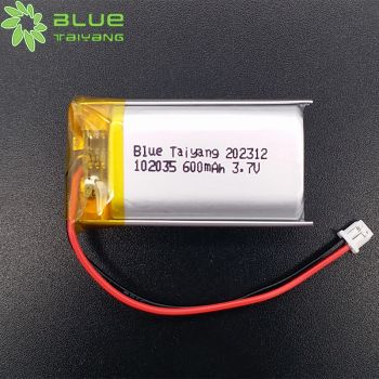足容可充電聚合物鋰電池102035 600mah 3.7v 無線藍牙耳機內置鋰電池