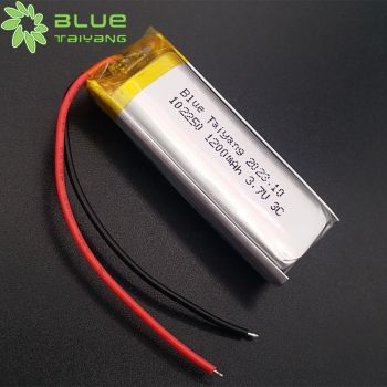 可充電聚合物鋰電池102250 1200mah 3.7V 3C 4.44Wh 電動玩具內置鋰電池