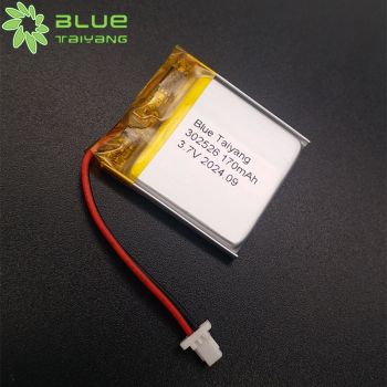 可充電足容小尺寸聚合物鋰電池 302526 3.7V 170mah 用于LED節(jié)能燈兒童電話(huà)手表藍(lán)牙耳機(jī)